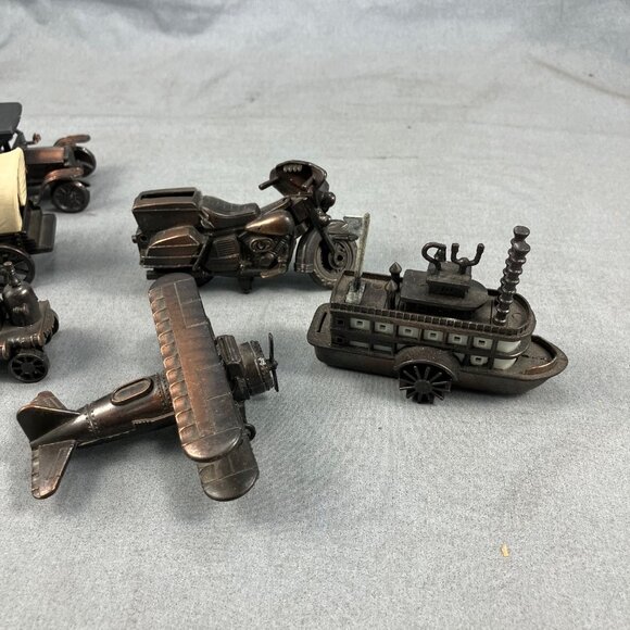 Lot of 6 VTG Miniature Vehicles Die Cast Metal Pencil Sharpeners - Picture 3 of 6